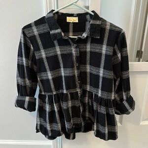 Black women’s top, size large
